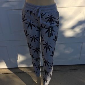 Weed sweat pant